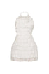Corinn Ruffle Halter Neck Mini Dress