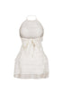 Corinn Ruffle Halter Neck Mini Dress