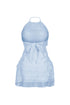 Corinn Ruffle Halter Neck Mini Dress