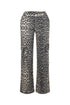 Idola Wide Leg Animal Print Cargo Pants