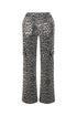 Idola Wide Leg Animal Print Cargo Pants