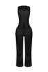 Teresita Button Up Vest Top & Pants SET
