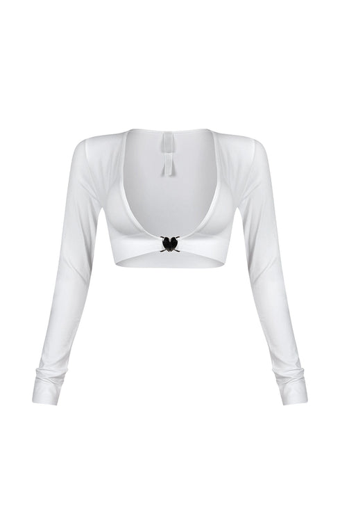 Jayce Contour Clasp Long Sleeve Top