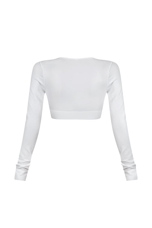 Jayce Contour Clasp Long Sleeve Top