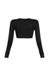 Jayce Contour Clasp Long Sleeve Top
