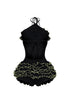 Sayaka Ruffled Halter Neck Mini Dress