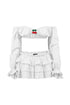 Vanilla Cherry Off Shoulder Top & Skirt SET