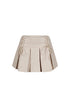Mika Lace Up Pleated Mini Skirt
