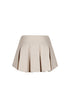 Mika Lace Up Pleated Mini Skirt