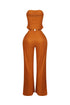 Imari Button Detail Tube Top & Pants SET