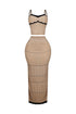 Aaliyah Rib Knit Tank Top & Skirt SET