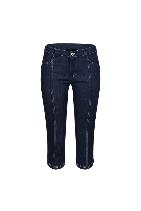 Meems Dusk Denim Capri Pants