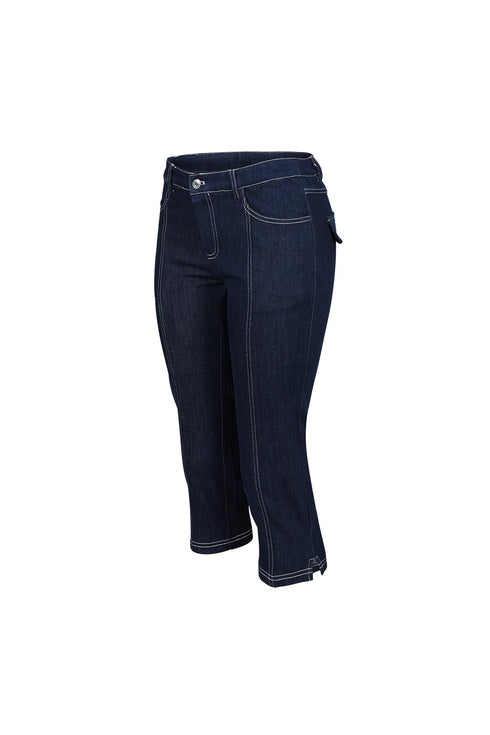 Meems Dusk Denim Capri Pants