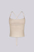 Zaria Minimal Knit Halter Top