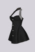 Lumiere Noir Halter Mini Dress