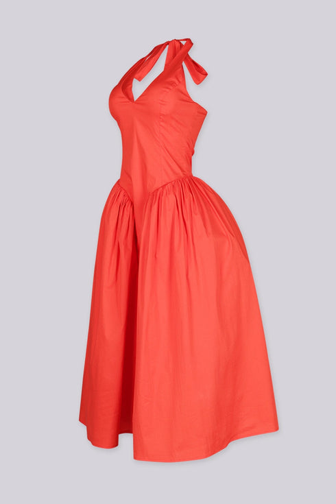 Ophelia Red Princess Maxi Dress