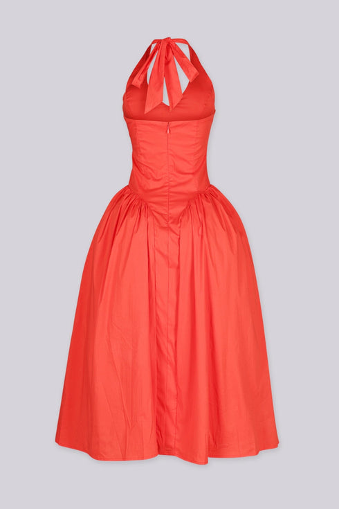 Ophelia Red Princess Maxi Dress