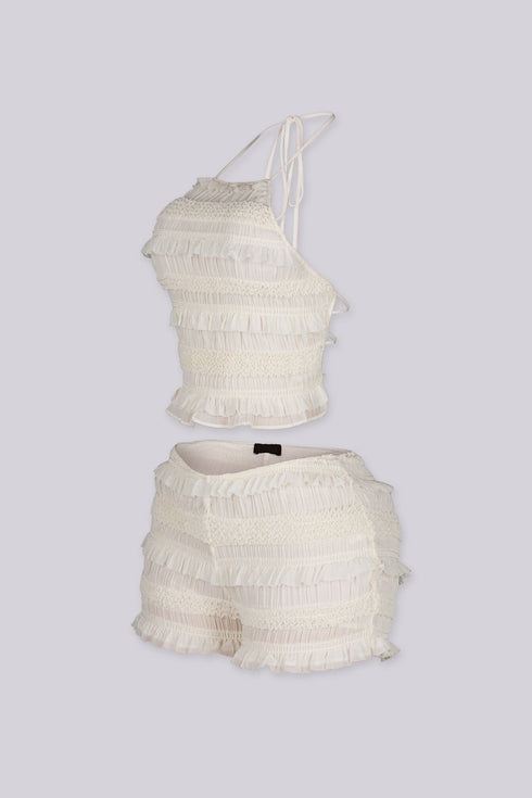 Cloud Kiss Halter Top & Shorts SET