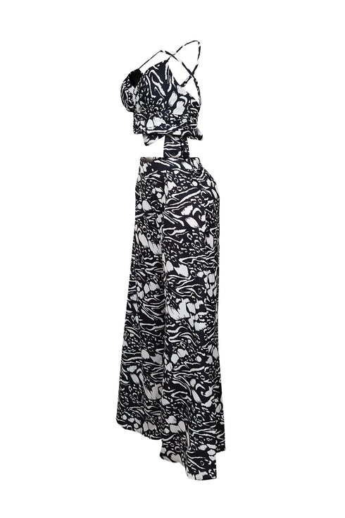 Michiko Printed Tank Top & Pants SET