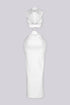 Xanthe Hooded Cutout Midi Dress