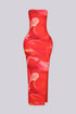 Ruby Stone Slit Maxi Dress