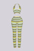Malibu Stripe Knit Top & Pants SET