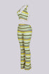 Malibu Stripe Knit Top & Pants SET