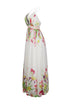 Osono Mesh Floral Printed Maxi Dress