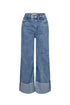 Niigata High Waist Cuffed Hem Baggy Jeans