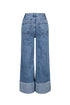 Niigata High Waist Cuffed Hem Baggy Jeans