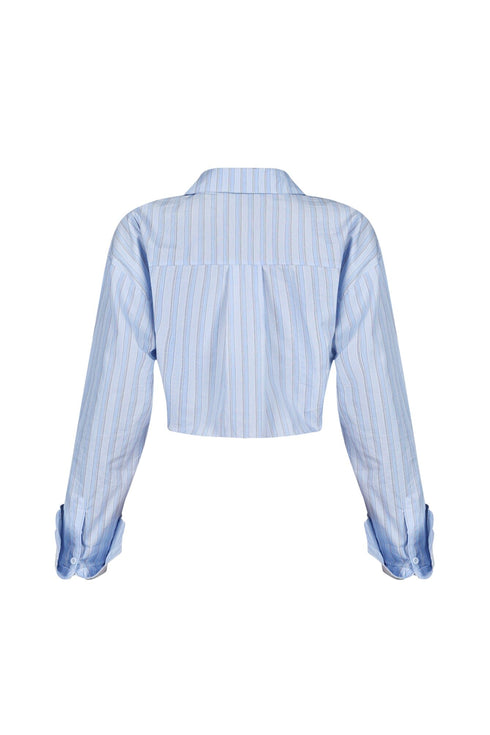 Ponyo Pinstripe Poplin Shirt Top