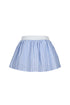 Ponyo Pinstripe Poplin Mini Skirt