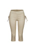 Kona Poplin Lace Up Capri Pants