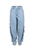 Yokohama High Waist Baggy Denim Jeans