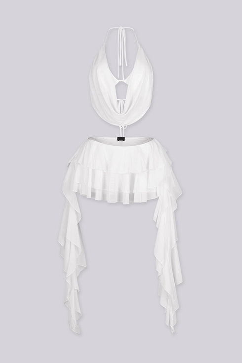 Azula Sheer Top & Skirt SET