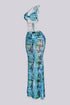 Laguna Marble Mermaid Maxi Dress