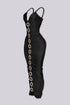 Aurora Gold Chain Midi Dress