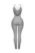 Solana Ribbed Knit Bustier Jumpsuit