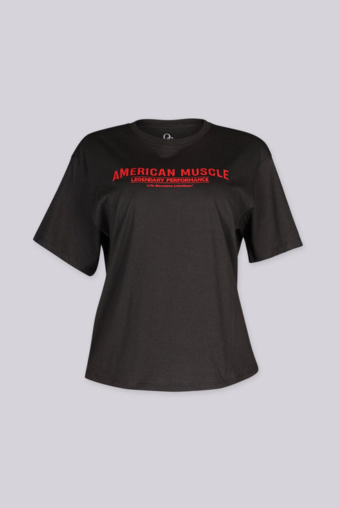 American Muscle Graphic Top