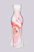 Blush Bloom Strapless Maxi Dress