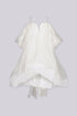 Blanc Étoile Organza Mini Dress