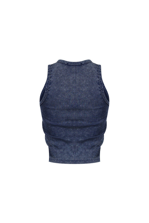 Mina Mineral Washed Metal Tank Top