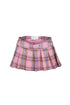 Kawai Plaid Low Rise Pleated Mini Skirt