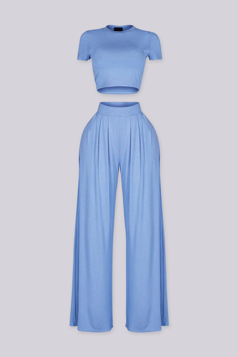 Ease Crop Top & Pants SET