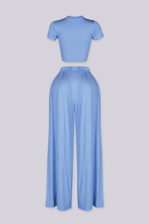 Ease Crop Top & Pants SET