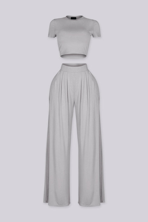 Ease Crop Top & Pants SET
