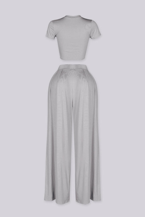 Ease Crop Top & Pants SET