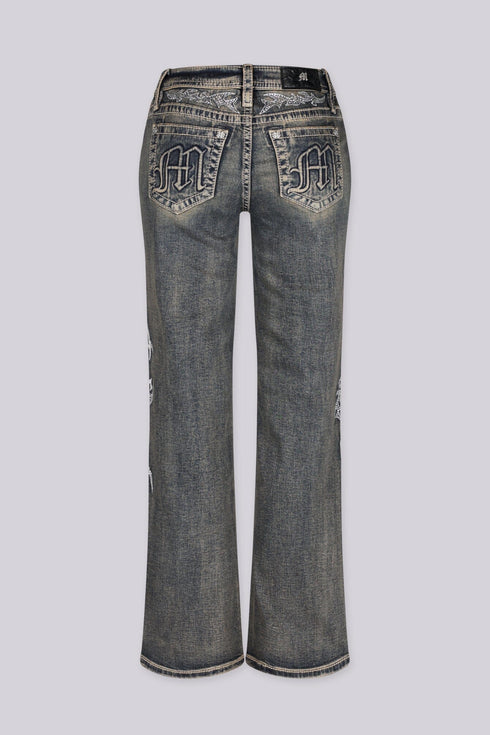 MISS ME Phantom Washed Denim Jeans