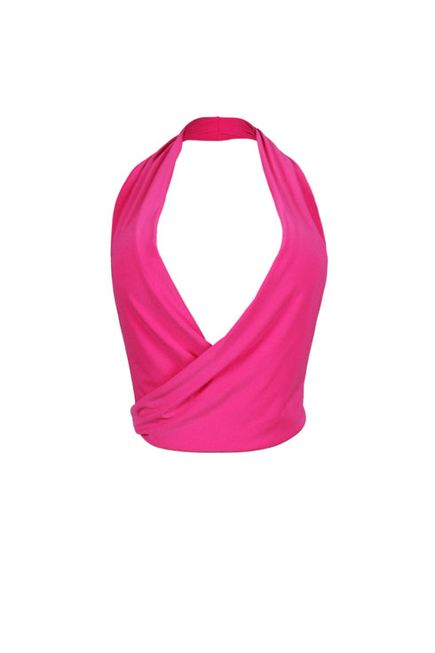 Francis Cowl Neck Back Tie Top