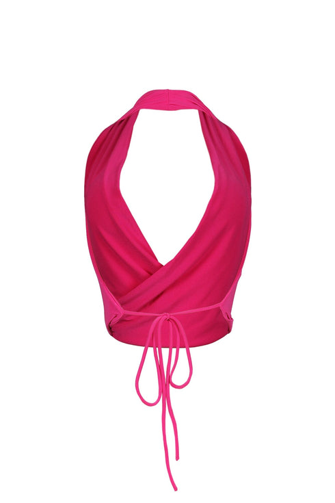 Francis Cowl Neck Back Tie Top